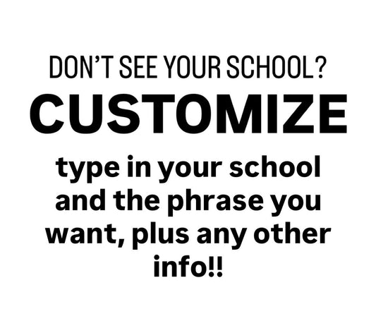 CUSTOM Collegiate Canvas